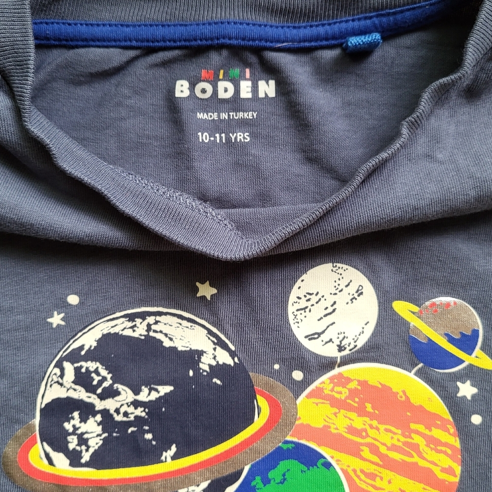 Mini Boden Glow In The Dark Astronaut Tee - Picture 7 of 16